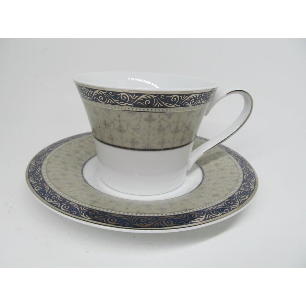 Mikasa Delacourt Fine China Cup And Saucer New With Stickers No Box